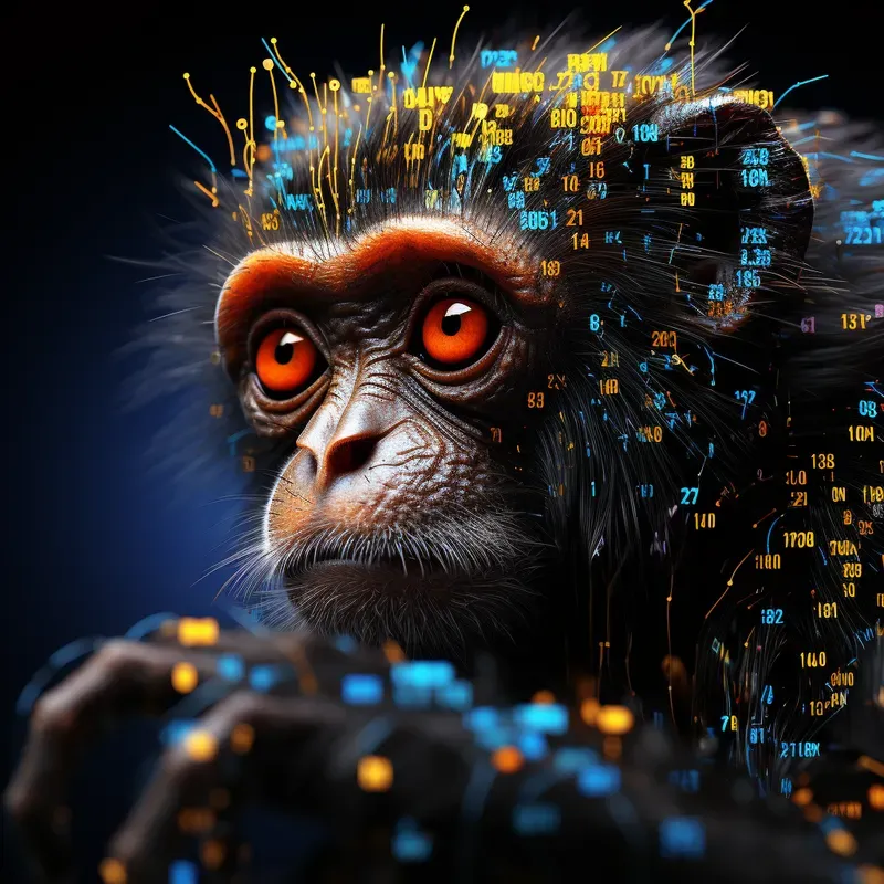 Colored Codes Animals Midjourney Prompt | PromptBase