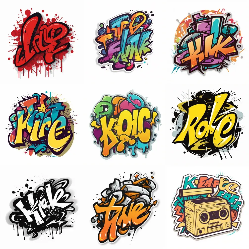 Graffiti Stickers Midjourney Prompt PromptBase