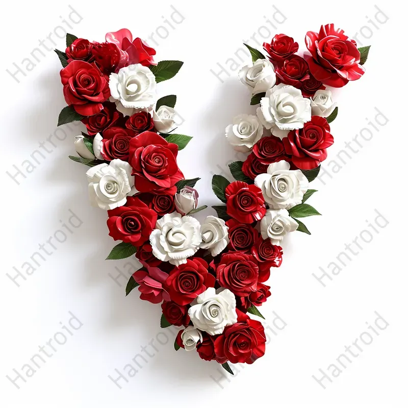 3D Roses Love Letters Midjourney Prompt | PromptBase