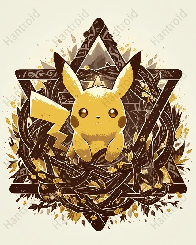 Pokemon Celtic Knot Tees Midjourney Prompt | PromptBase