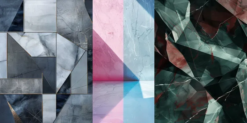 Picture Idea: Marble Texture Compositions Midjourney Prompt