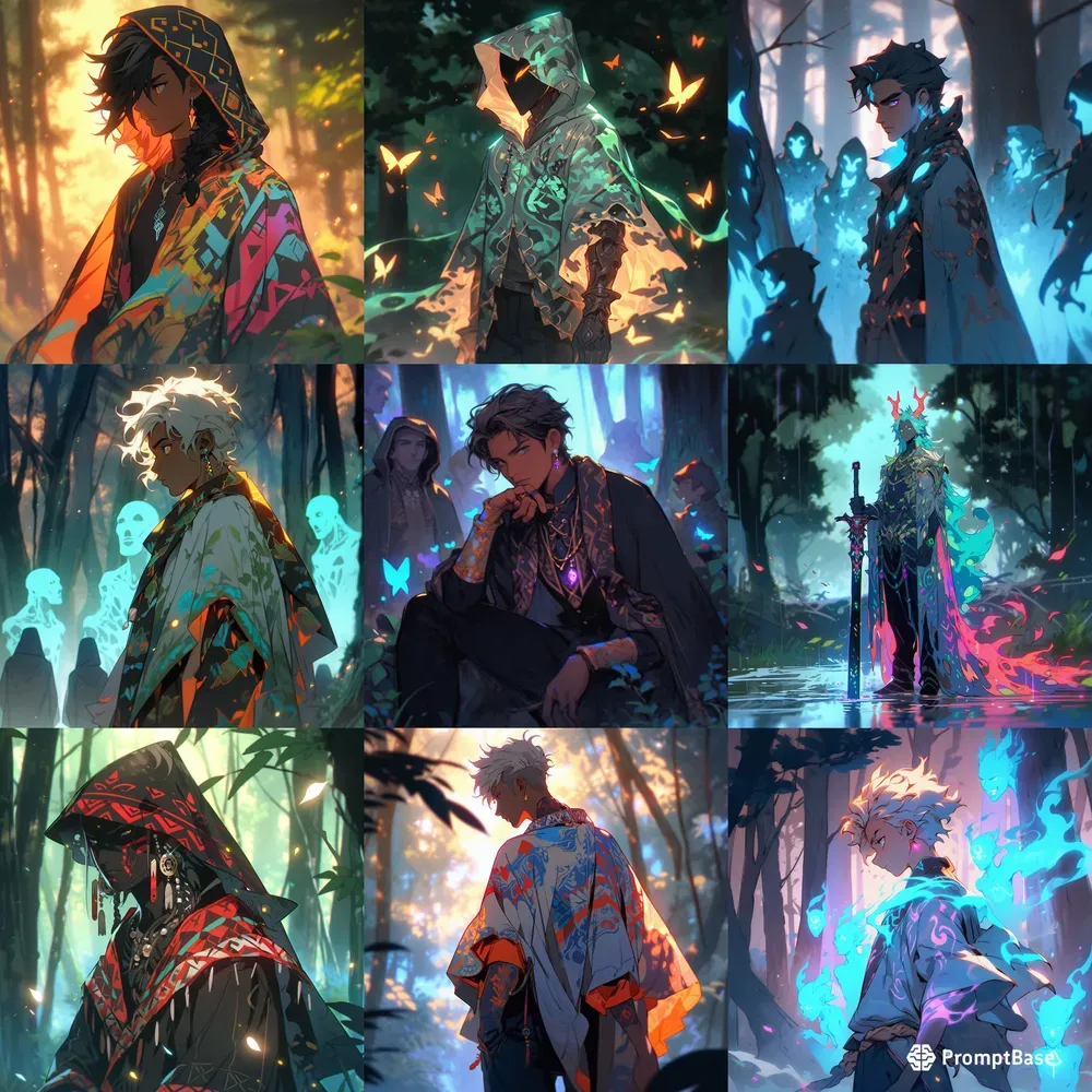 Anime Shamans Midjourney Prompt PromptBase