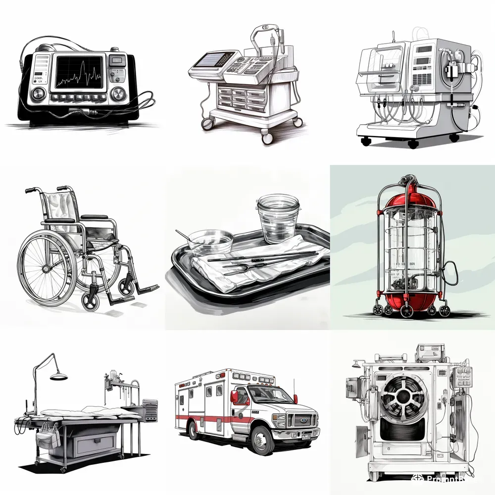 Medical Equipment Visuals Midjourney Prompt | PromptBase