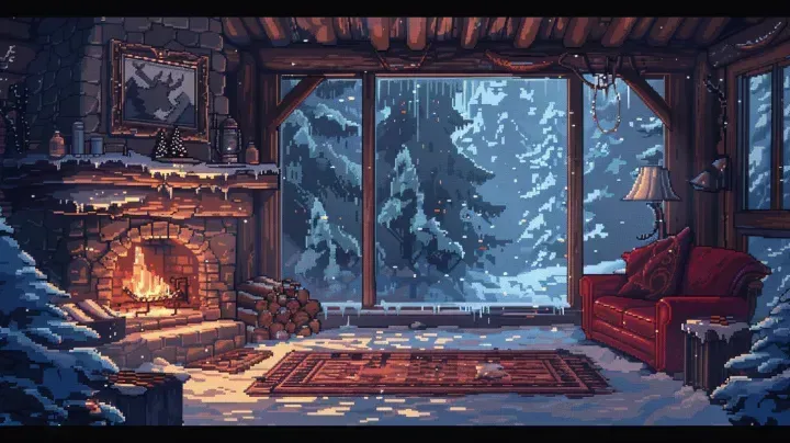 Pixel Dreamscape Cozy Art Environments Midjourney Prompt | PromptBase