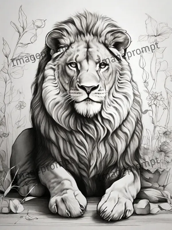 Animal Sketch Coloring Books Leonardo Ai Prompt PromptBase