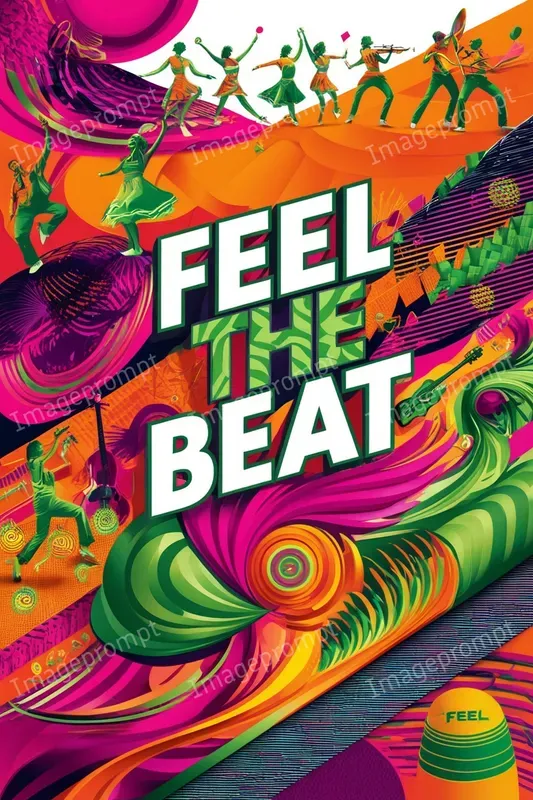 Vibrant Dynamic Poster Designs Leonardo Ai Prompt | PromptBase