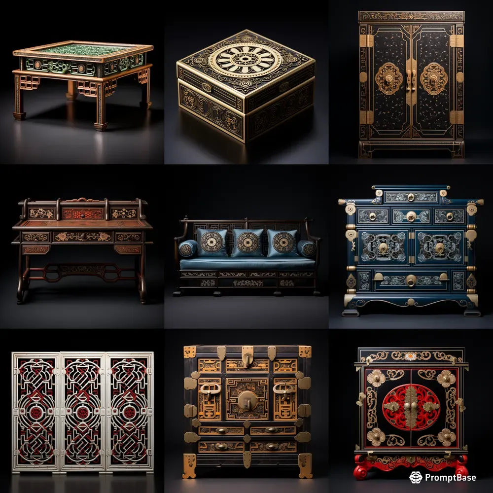 Custom Korean Traditional Furnitures Midjourney Prompt PromptBase