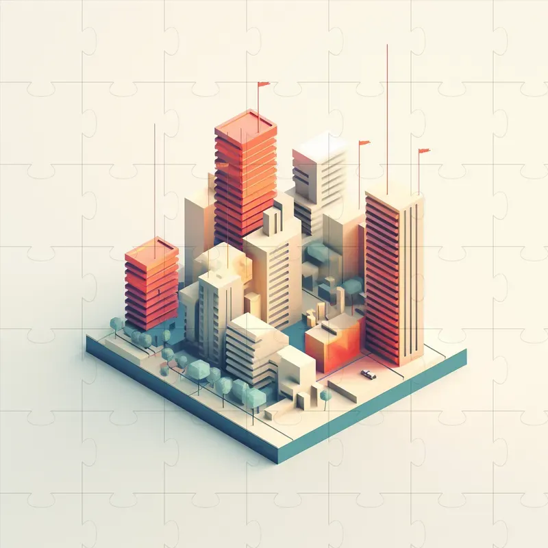 Sleek Isometric Art Midjourney Prompt | PromptBase