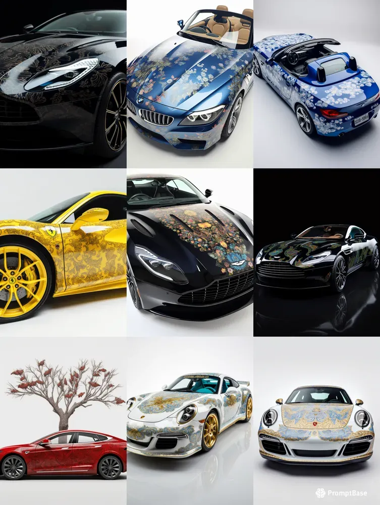 Automotive Painting Designs Midjourney Prompt PromptBase