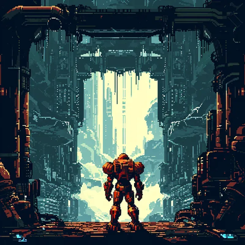 16bit Pixel Art Midjourney Prompt | PromptBase