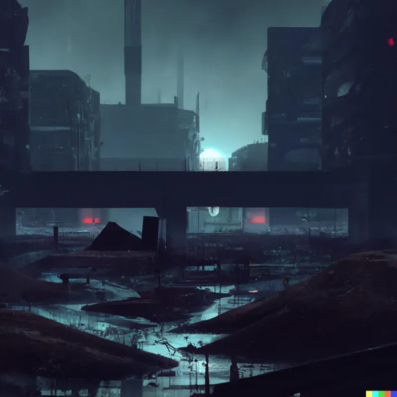 Dystopian Cities DALL·E Prompt | PromptBase