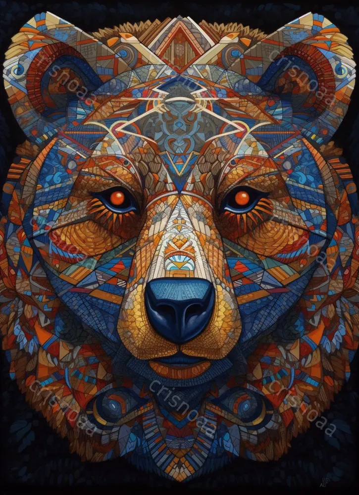 Colorful Fantasy Animal Prints Midjourney Prompt PromptBase