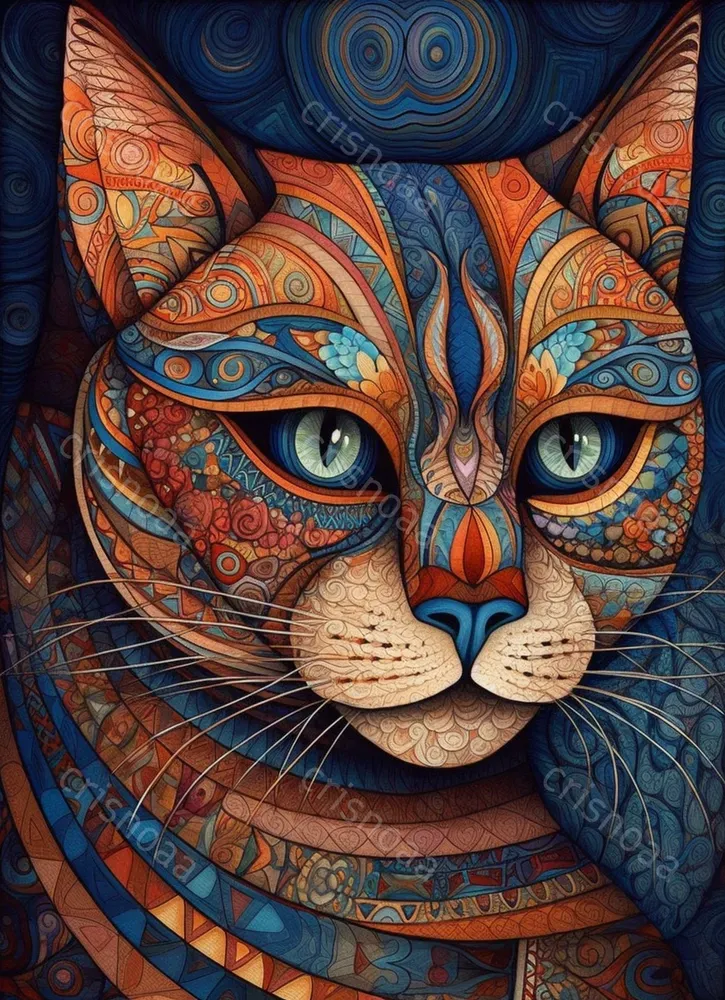 Colorful Fantasy Animal Prints Midjourney Prompt PromptBase