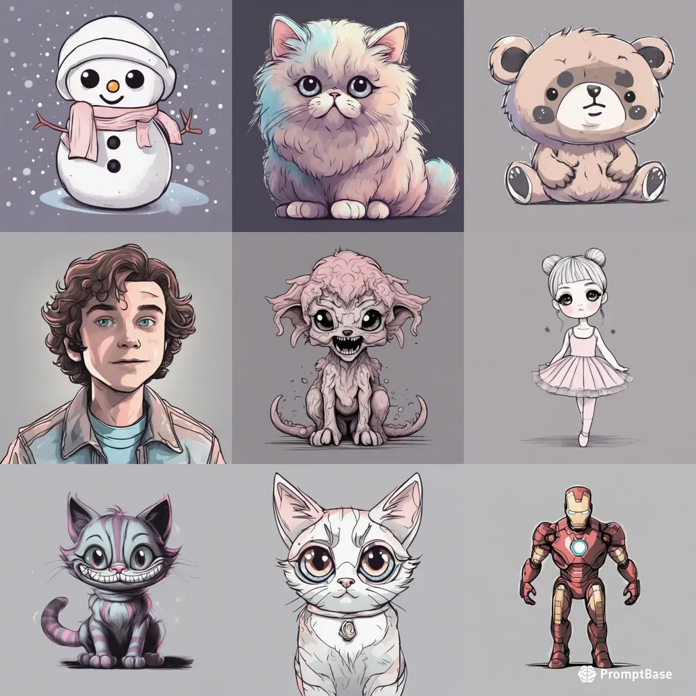 Illustrations Plus Stable Diffusion Prompt | PromptBase
