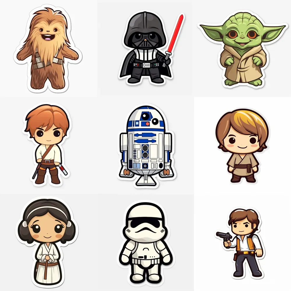 Star Wars Stickers Midjourney Prompt PromptBase