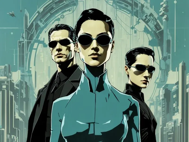 Vintage The Matrix Movie Posters Leonardo Ai Prompt | PromptBase