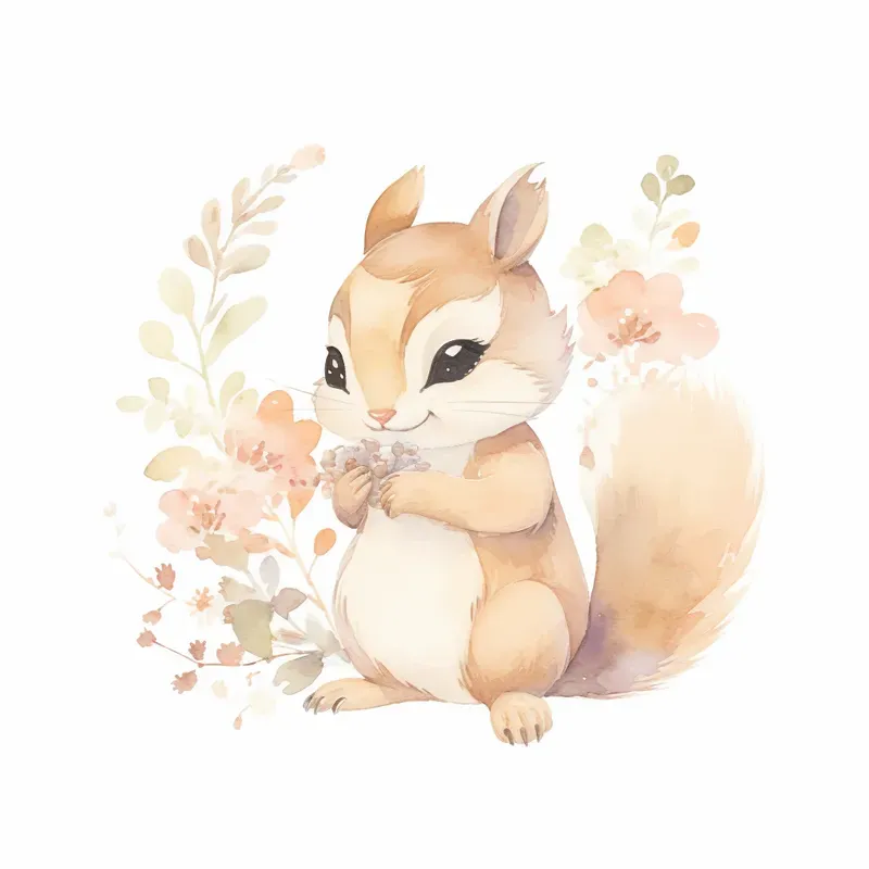 Woodland Animals Storybook Illustrations Midjourney Prompt | PromptBase