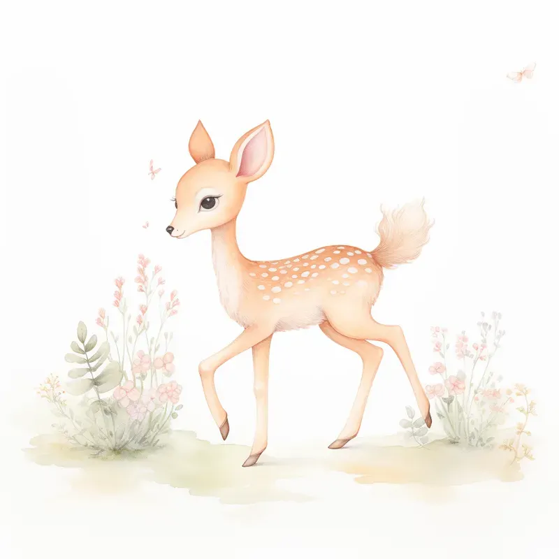 Woodland Animals Storybook Illustrations Midjourney Prompt | PromptBase
