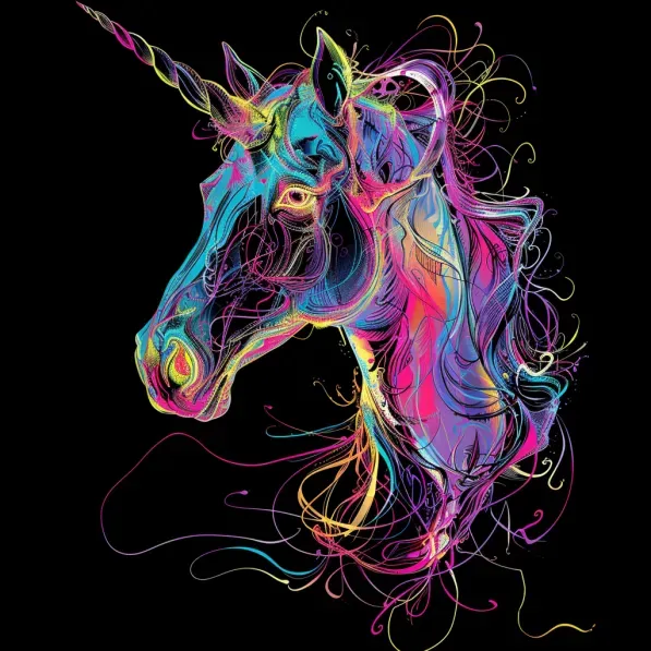 Glow In The Wild Neon Animal Tees Midjourney Prompt | PromptBase