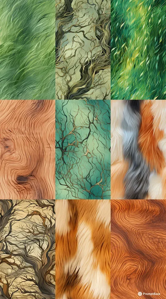 Seamless Patterns Of Any Organic Materials Midjourney Prompt | PromptBase