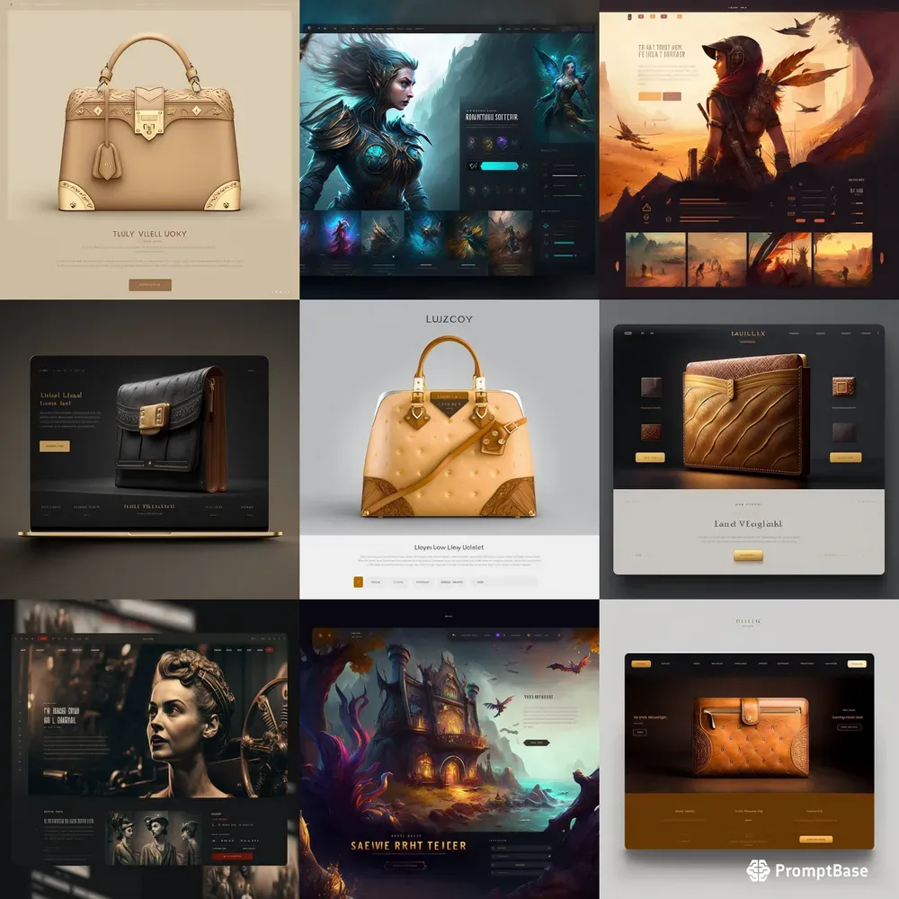 Professional Website Mockups Midjourney Prompt PromptBase