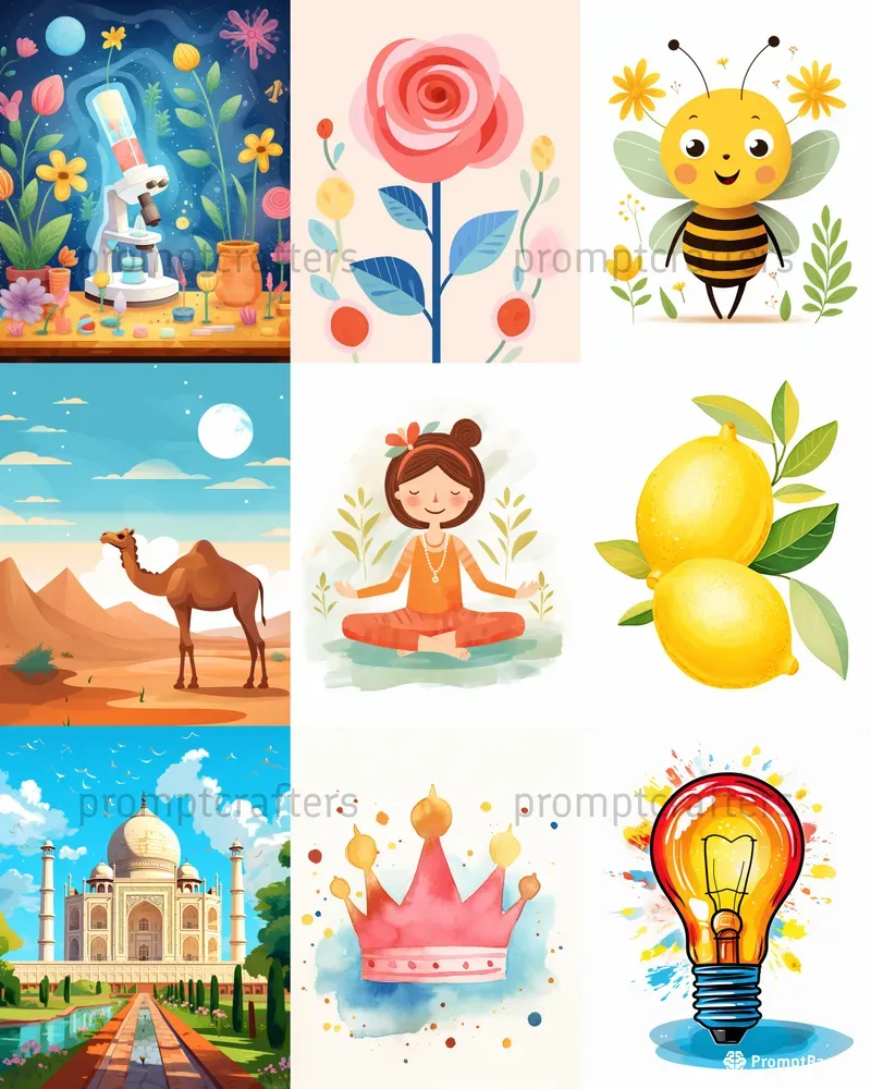 Flash Cards Generator Midjourney Prompt PromptBase