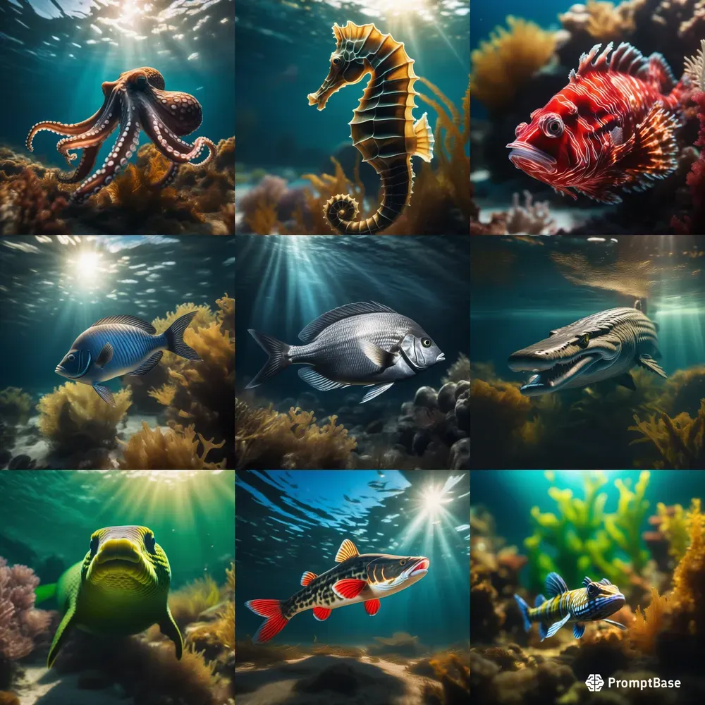Realistic Sea Creatures You Can Produce Stable Diffusion Prompt ...