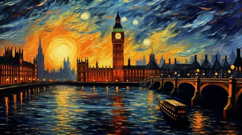 Van Gogh Cities And Places Midjourney Prompt PromptBase