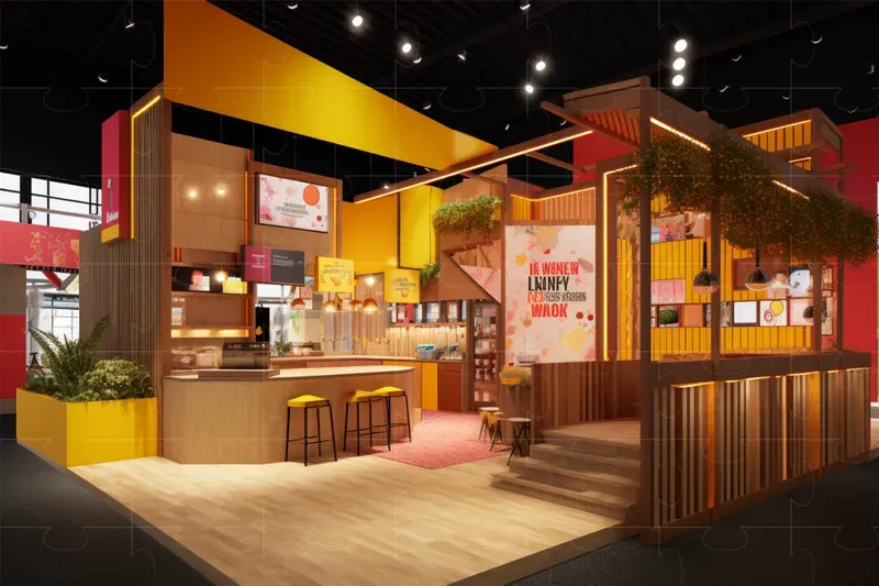 Exhibition Stand Designs Booth Designs Midjourney Prompt | PromptBase
