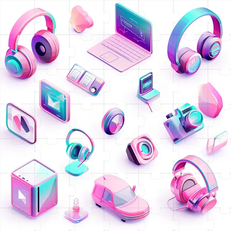 Icons Ux Ui Pro Designs 3D Midjourney Prompt | PromptBase