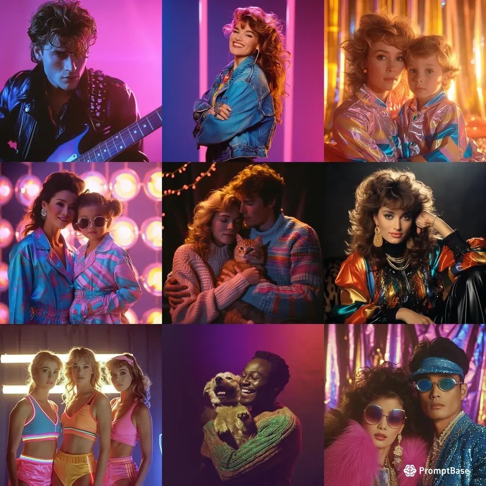 1980s-overthetop-studio-portraits-midjourney-prompt-promptbase