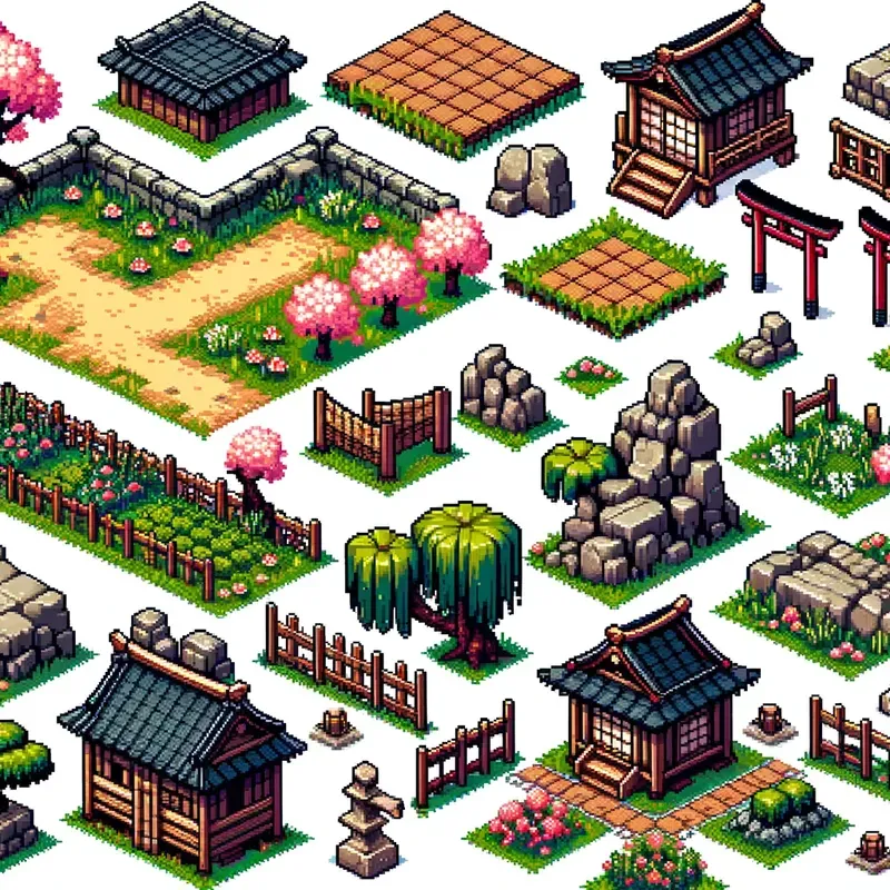 Epic Game World Builder Pixel Art Sets DALL·E Prompt | PromptBase
