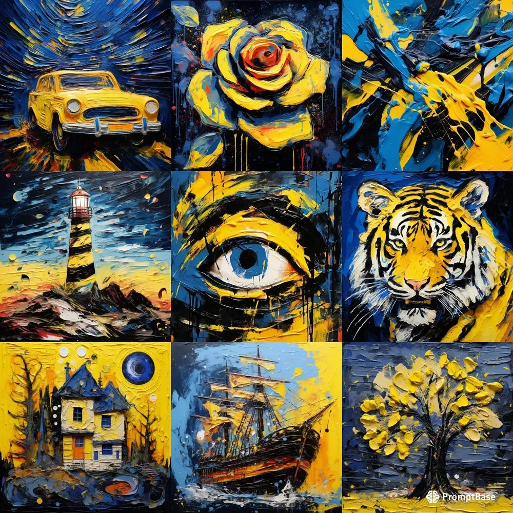 Acrylic Images On Canvas Effects Paints Midjourney Prompt PromptBase