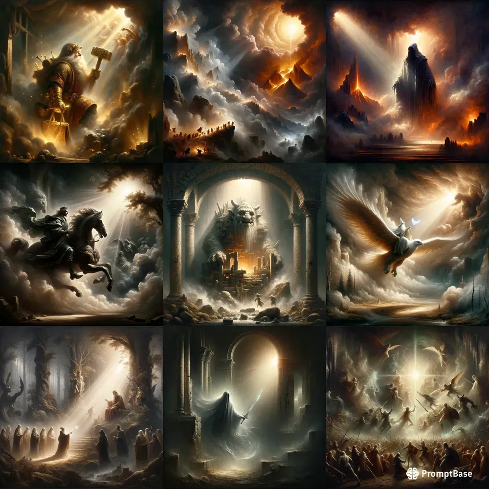 Mystical Renaissance Fantasy Paintings DALL·E Prompt | PromptBase