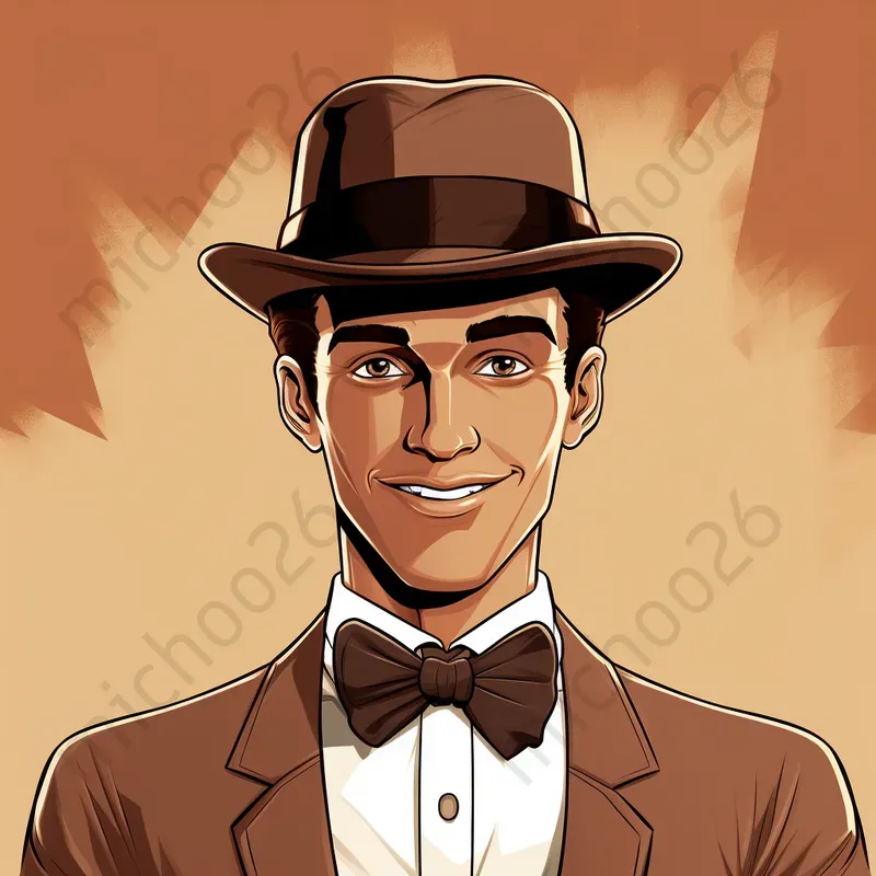 Characters In Hats And Bow Ties Midjourney Prompt PromptBase