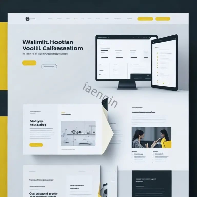 Contemporary Website Mockups Leonardo Ai Prompt PromptBase