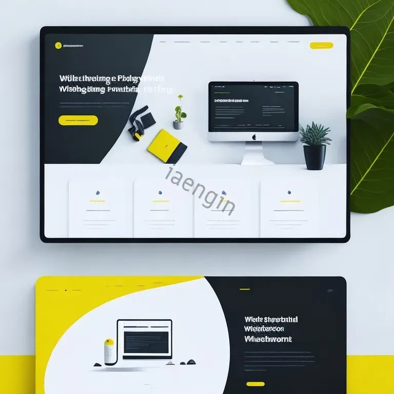Contemporary Website Mockups Leonardo Ai Prompt PromptBase