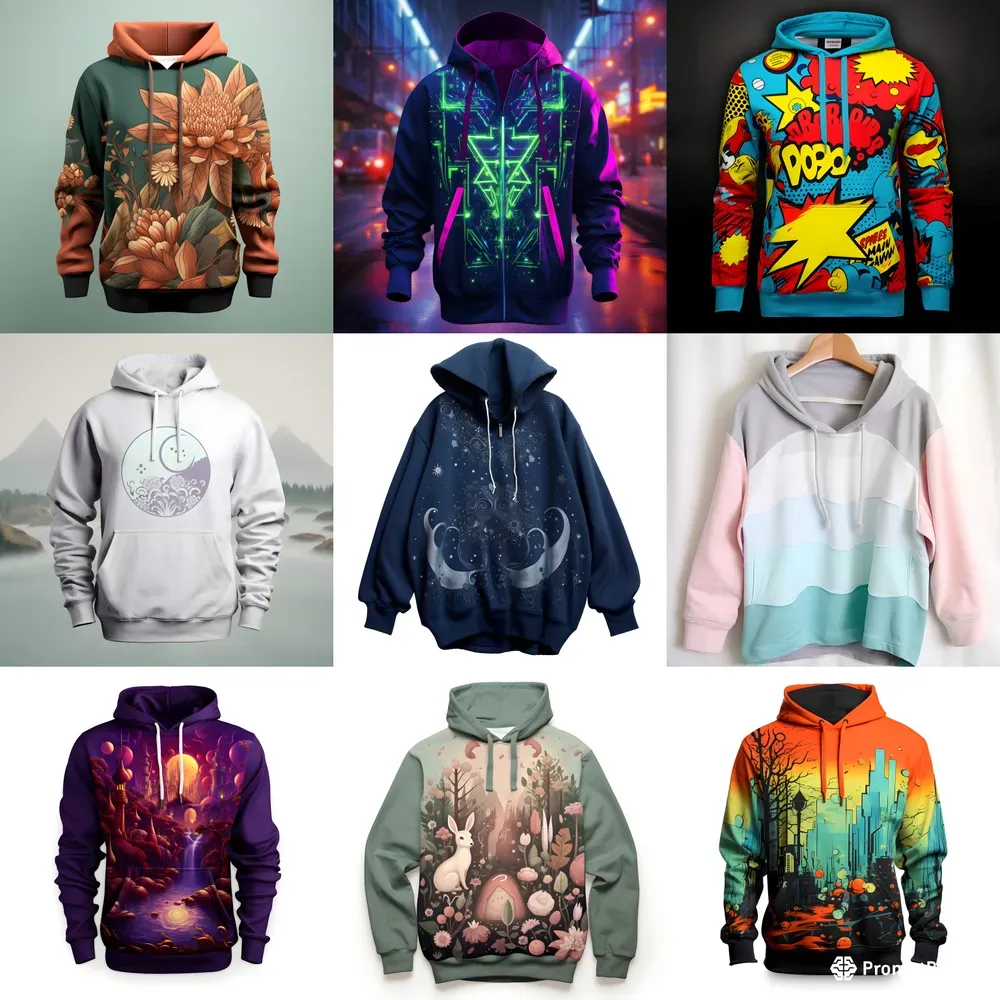 stunning-hoodie-design-ideas-midjourney-prompt-promptbase