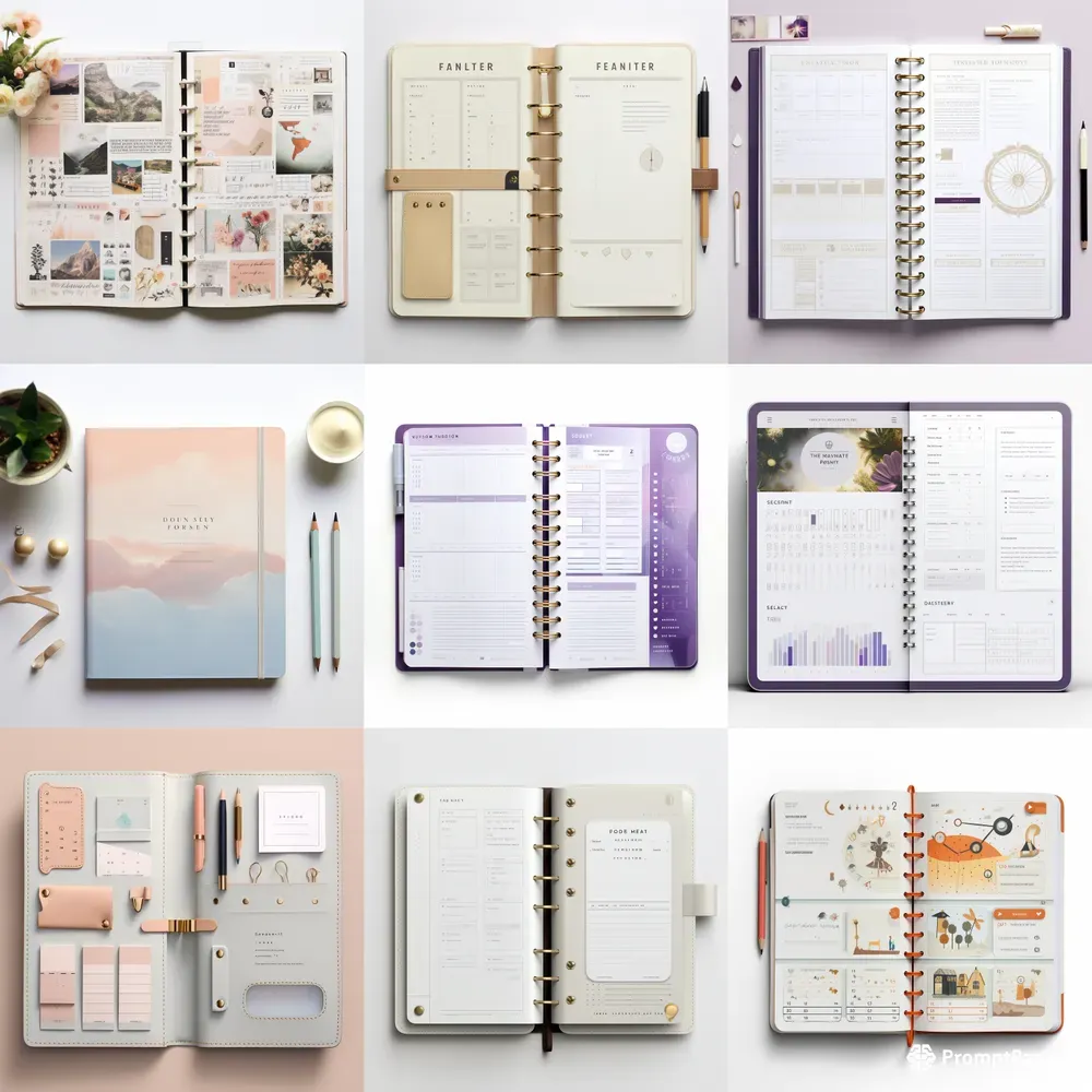 daily-planner-design-agendas-midjourney-prompt-promptbase
