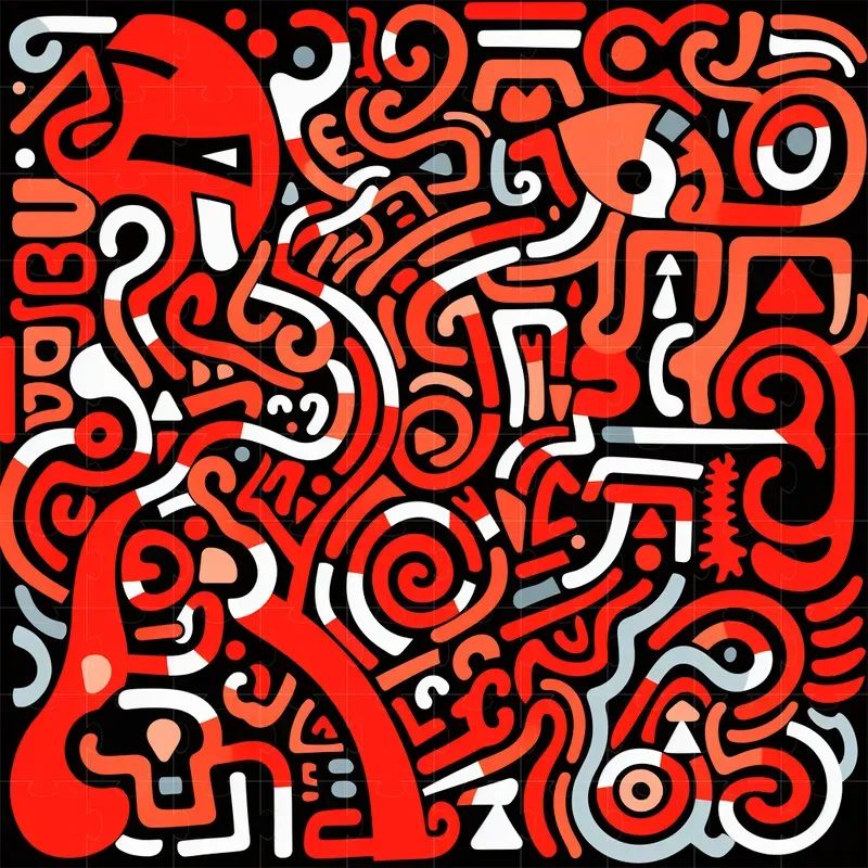 Prompt Pattern Astract Abstract Curved Patterns Midjourney Prompt | PromptBase