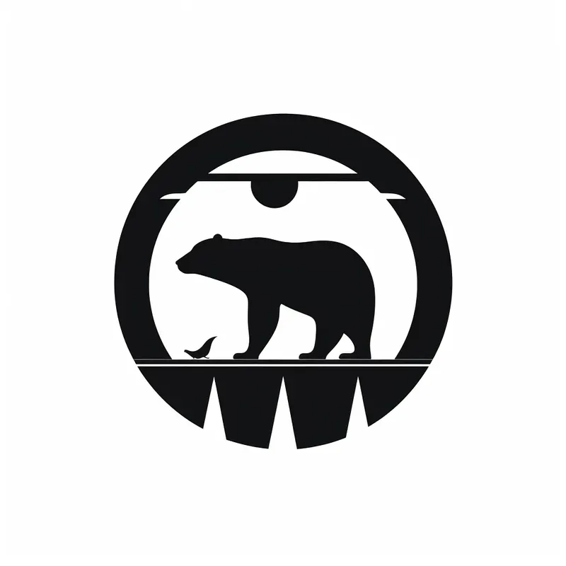 Plain And Simple Black White Logos Midjourney Prompt | PromptBase