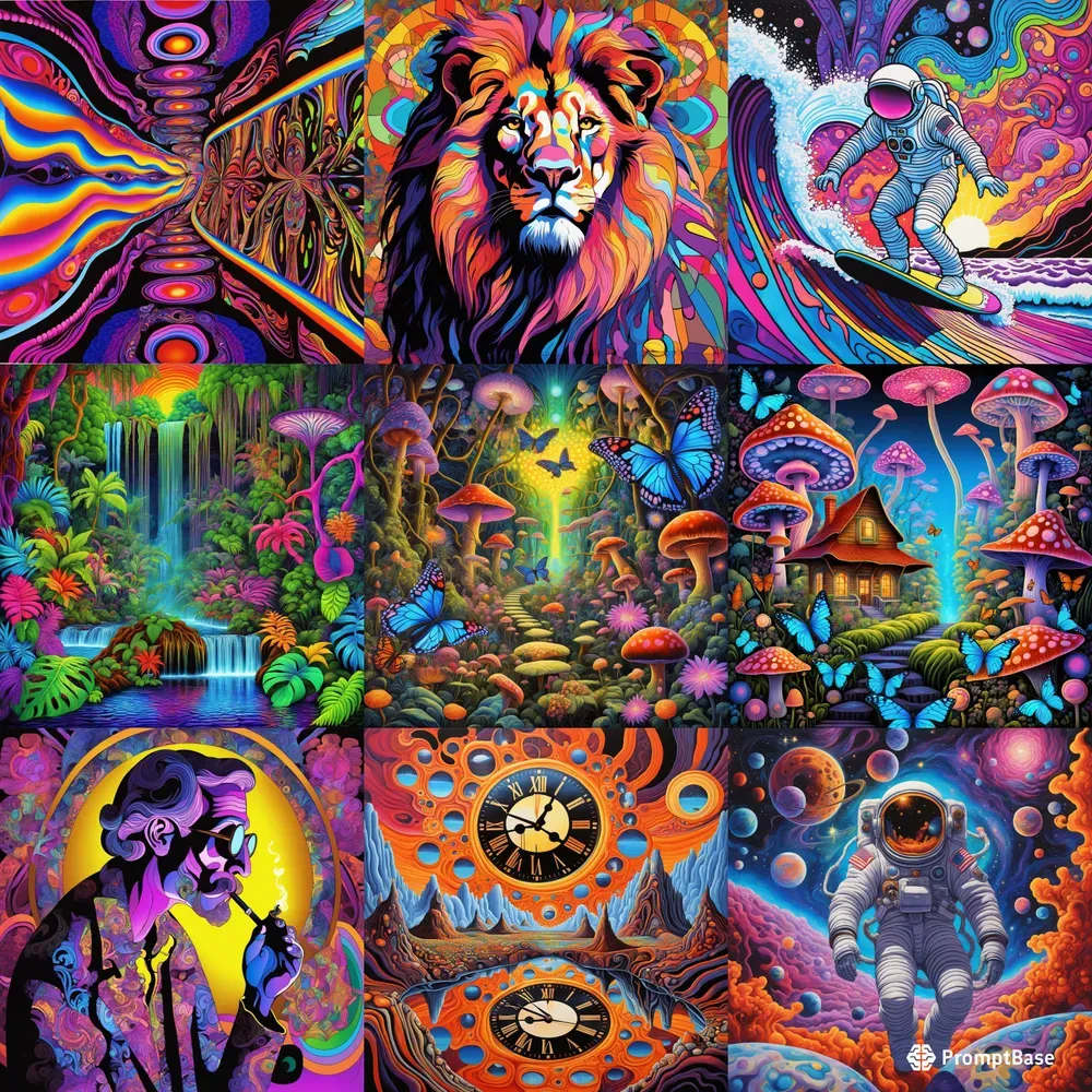 Psychedelic Art Stable Diffusion Prompt | PromptBase