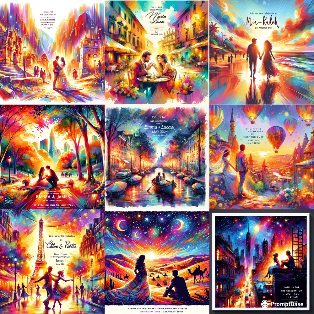 Wedding Invitations DALL·E Prompt PromptBase