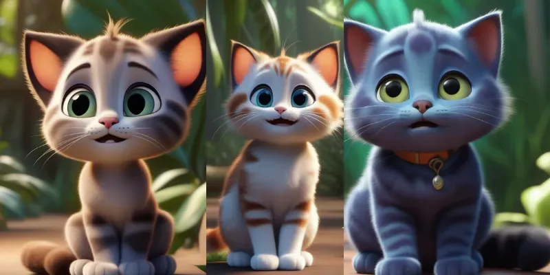 Cute Animals Animation Art Stable Diffusion Prompt | PromptBase