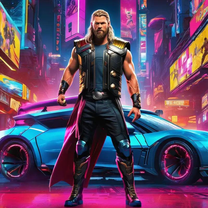 Cyberpunk Superheroes Stable Diffusion Prompt | PromptBase