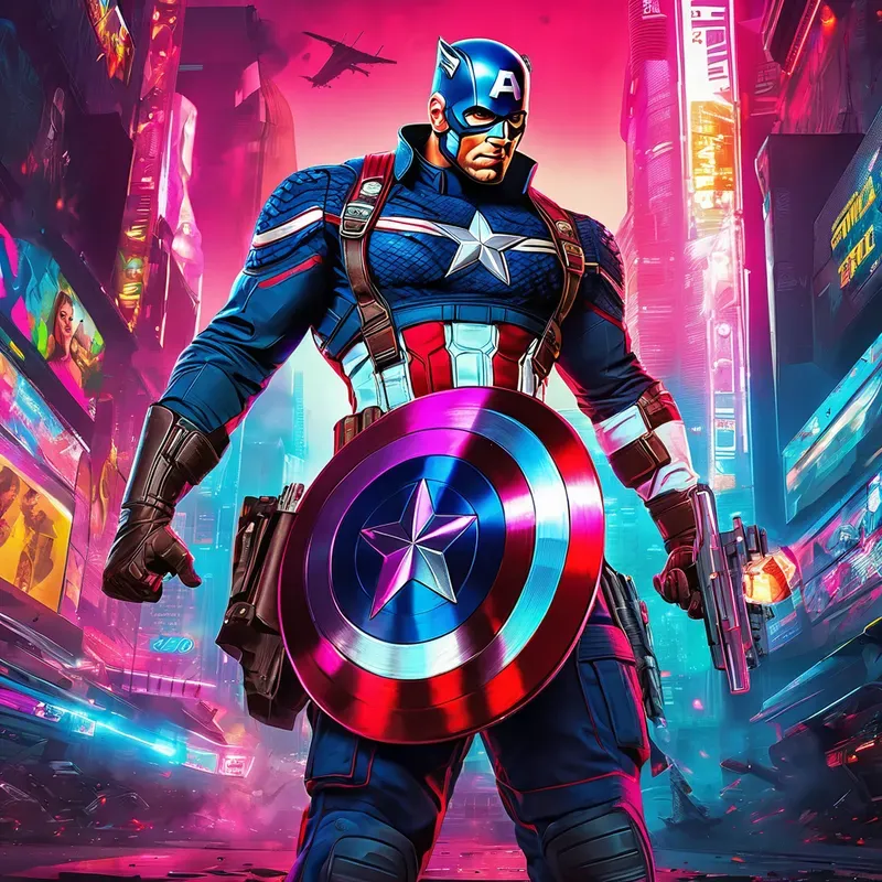 Cyberpunk Superheroes Stable Diffusion Prompt | PromptBase