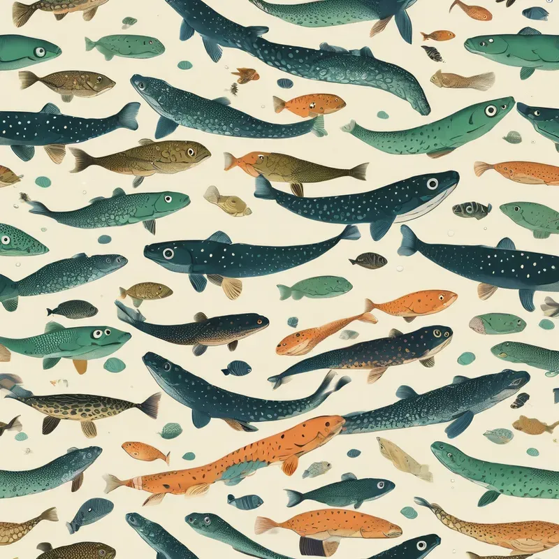 Under The Sea Creatures Patterns Stable Diffusion Prompt | PromptBase