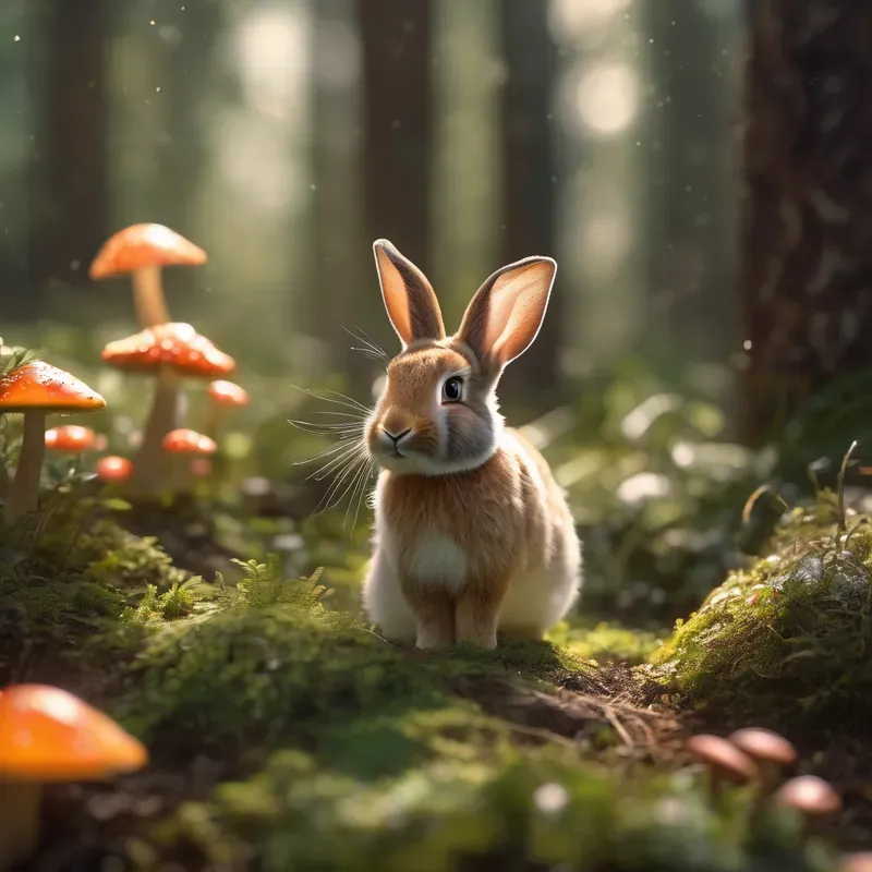 Magical Forest In The Animals Stable Diffusion Prompt | PromptBase