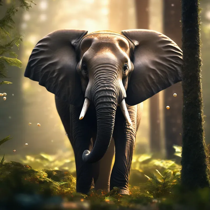 Magical Forest In The Animals Stable Diffusion Prompt | PromptBase