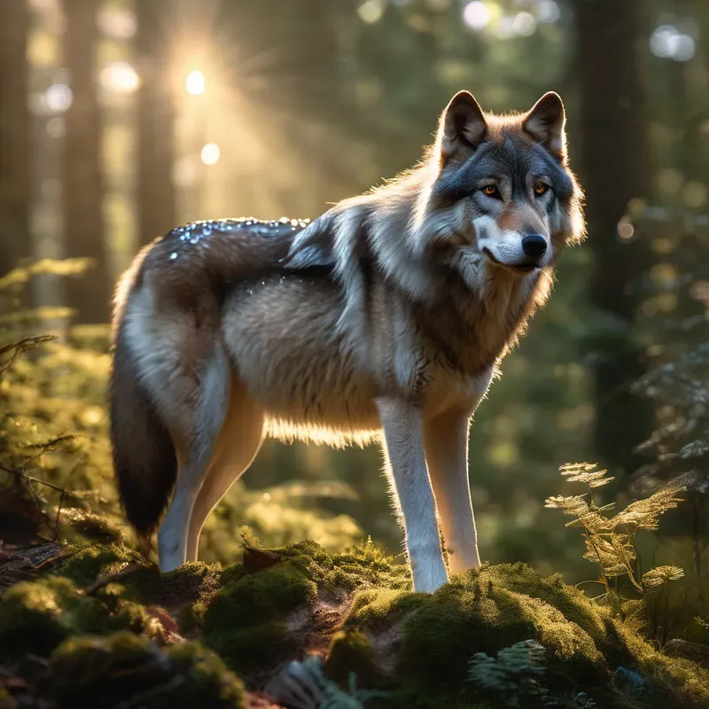 Magical Forest In The Animals Stable Diffusion Prompt | PromptBase